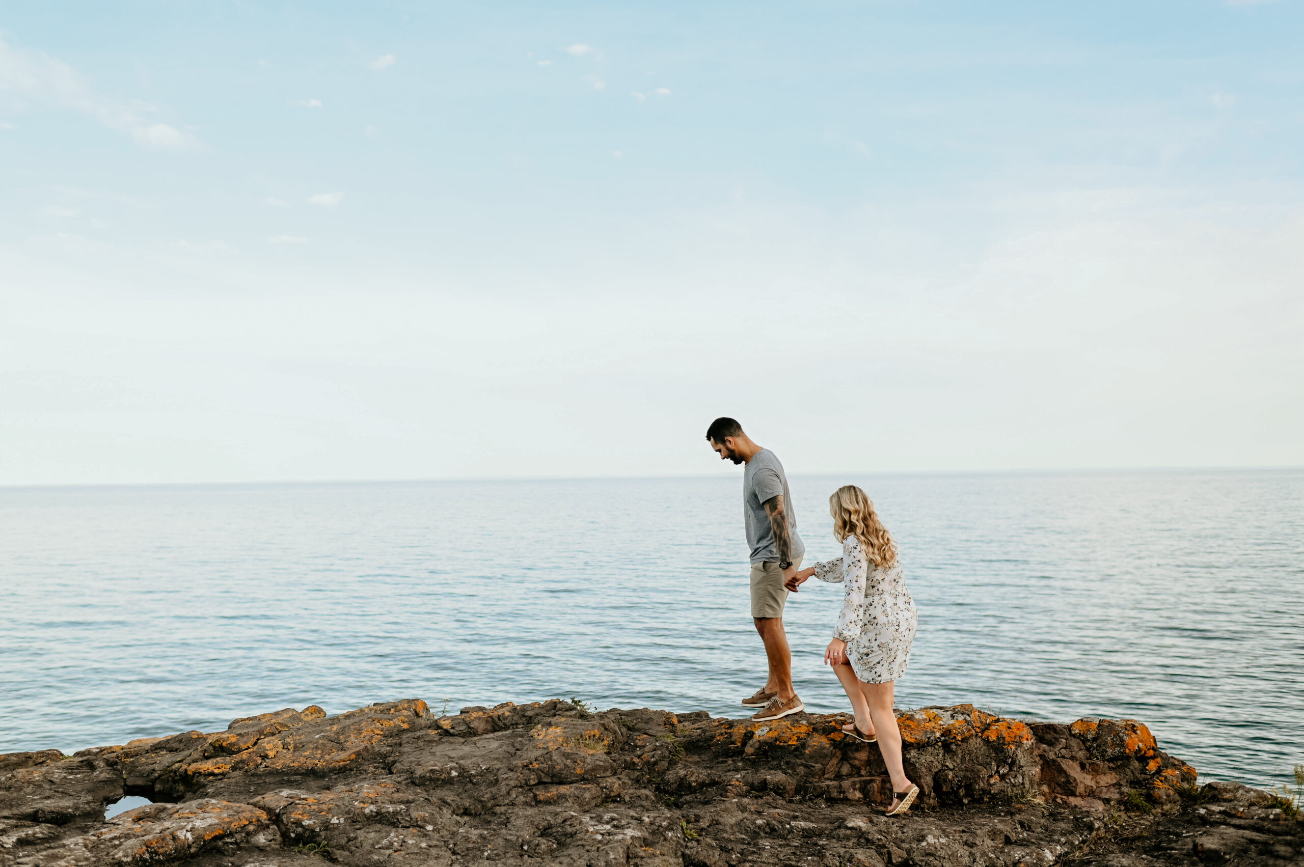 Two Harbors Engagement Session