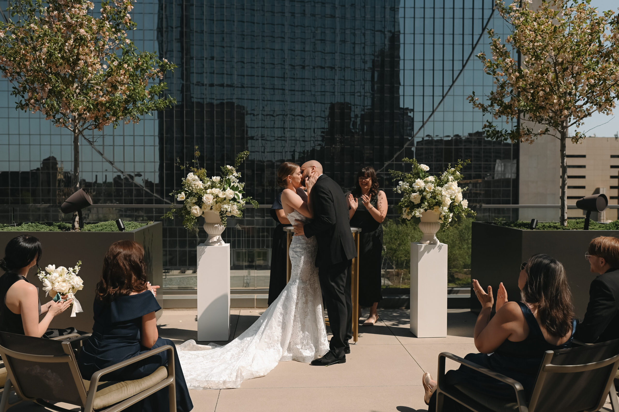 four seasons rooftop wedding